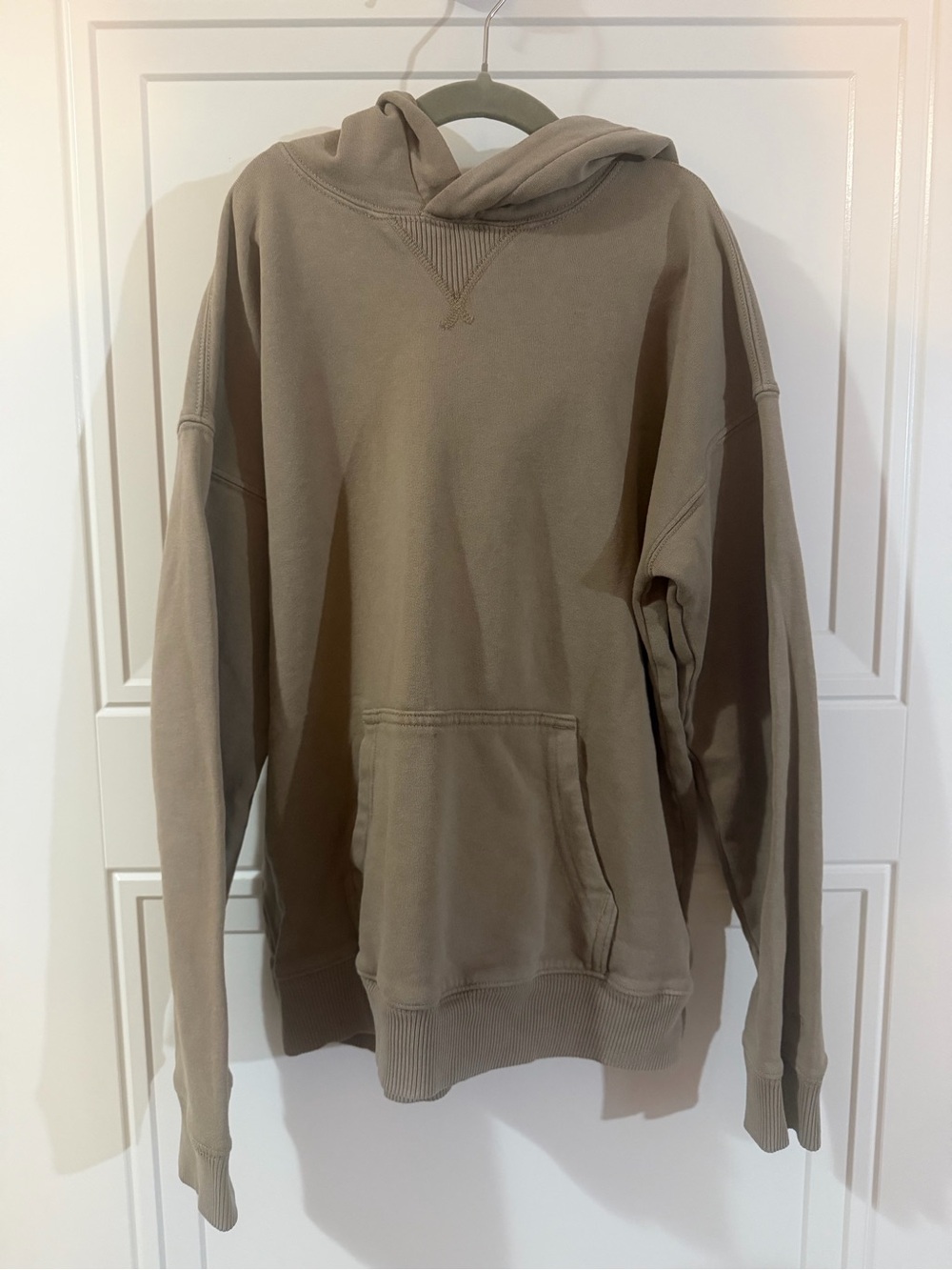 abercrombie kids boys Taupe & gray Hooded Pullover Sweatshirt size 11/12